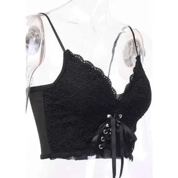 Gothic Crop Top for Bold Alternative Fashion Statement