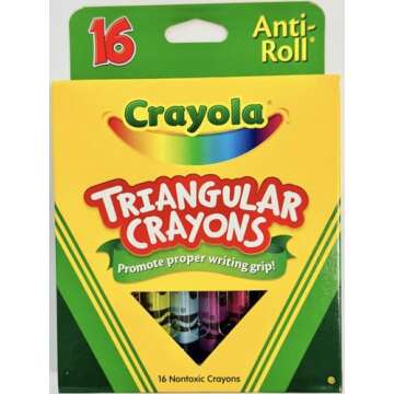 Melissa & Doug Triangular Crayons for Toddlers
