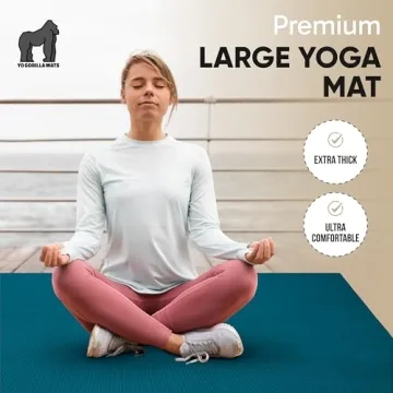 Gorilla Mats Premium Extra Large Yoga Mat for Every Workout