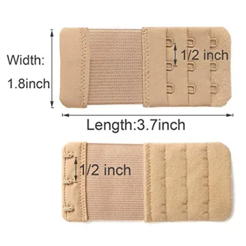 Comfortable SAMGU Women's 3 Hook Bra Extenders for All Occasions