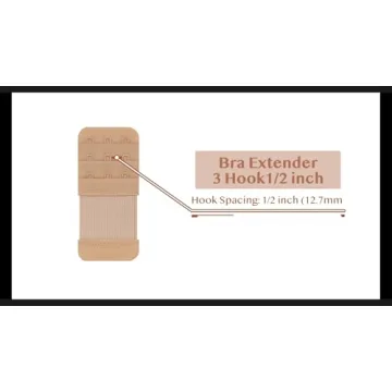 Comfortable SAMGU Women's 3 Hook Bra Extenders for All Occasions