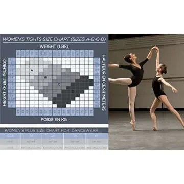 Danskin Women's Compression Footed Tight, Black, B