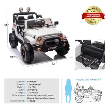 Adventure Awaits with the 2 Seater Ride On Truck