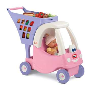 Little Tikes Cozy Shopping Cart Pink/Purple