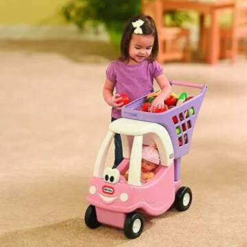 Little Tikes Cozy Shopping Cart Pink/Purple