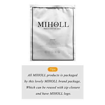 MIHOLL Women Casual Long Sleeve Blouse Printed V Neck Loose Pullover Sweater Tops (Small, White)