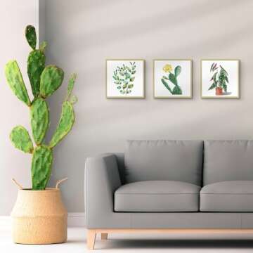 Elegant Golden State Art 12x12 Metal Picture Frames