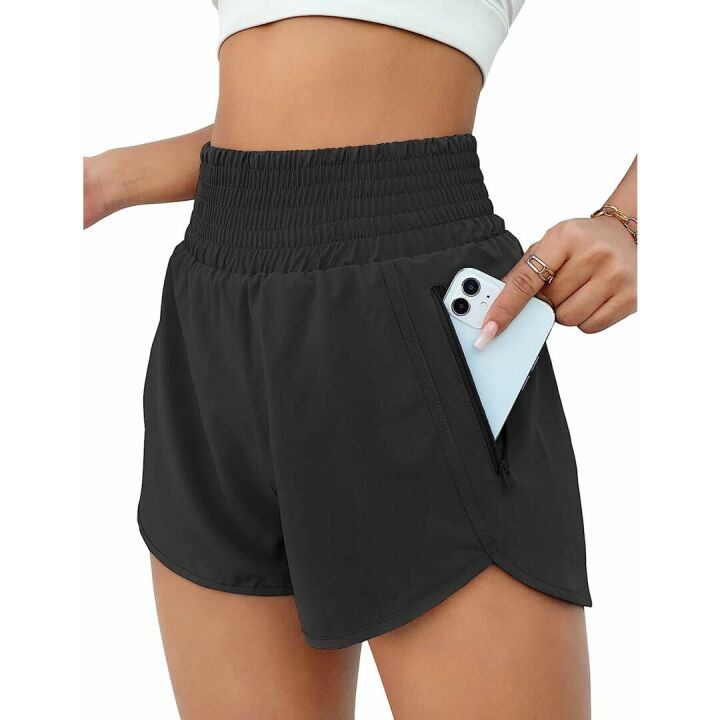 BMJL Women's High Waisted Athletic Shorts - Gym Ready