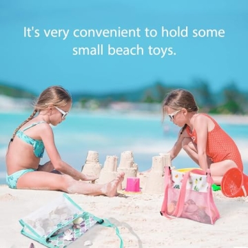 Cute Seashell Beach Bags for Kids - Flamingo & Mermaid