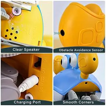 Yeaye Crawling Crab Baby Toy - Fun Tummy Time Learning