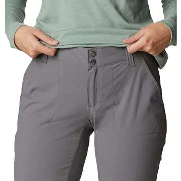 Columbia Women's Saturday Trail Stretch Pant, City Grey, 16 Tall