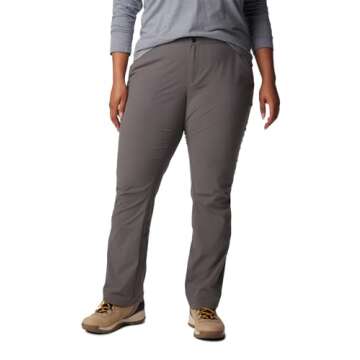 Columbia Women's Saturday Trail Stretch Pant, City Grey, 16 Tall