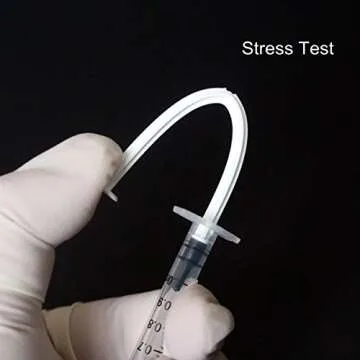 BSTEAN 1ml 1cc Syringe with Luer Slip Tip, No Needle, Non-Sterile (Pack of 50)