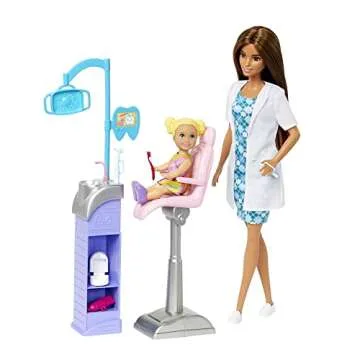 Barbie Dentist Doll Playset with Accessories and Two Dolls