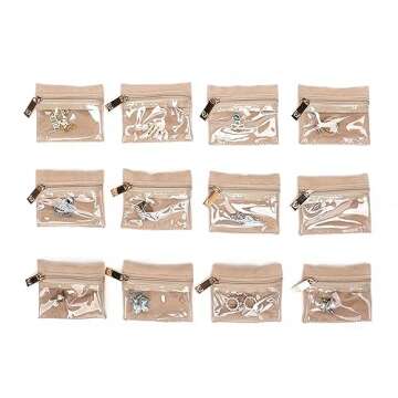 Angelina's Palace Stylish Jewelry Organizer: Travel Bag in Vegan Leather