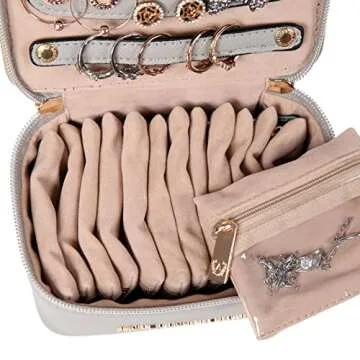 Angelina's Palace Jewelry Organizer Case for Travel and Gifts