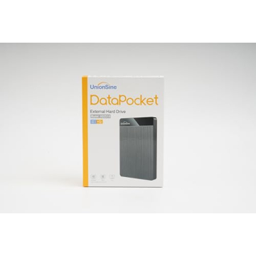 UnionSine 500GB 2.5" Ultra Slim Portable External Hard Drive HDD-USB 3.0 for PC, Mac, Laptop, PS4, Xbox one,Xbox 360-HD-2510(Black)