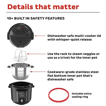 Instant Pot Pro 8 QT - 10-in-1 Kitchen Miracle