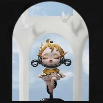 POP MART SKULLPANDA Image Of Reality Series Figures, SKULLPANDA Blind Box Figures, Random Design Action Figures Collectible Toys Home Decorations, Holiday Birthday Gifts for Girls and Boys, Single Box