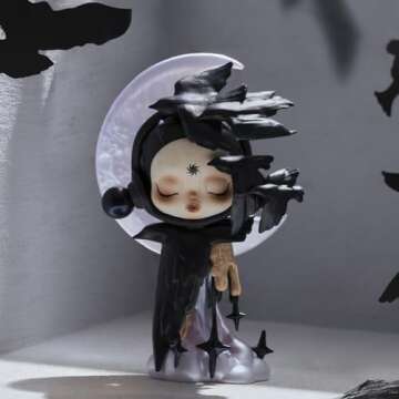 POP MART SKULLPANDA Image Of Reality Series Figures, SKULLPANDA Blind Box Figures, Random Design Action Figures Collectible Toys Home Decorations, Holiday Birthday Gifts for Girls and Boys, Single Box