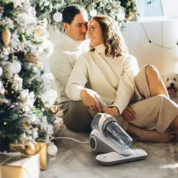 Qijun Bed Vacuum Cleaner with UV-C Light for Allergens