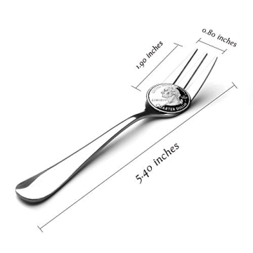 Snamonkia Small Forks Set for Parties and Travel