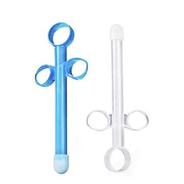 Acvioo Lube Launchers with Scales for Precisione, 6.5” Personal Lubricant Applicator Injector with Smooth Rounded Tip & Cap for Men and Women, Reusable & Durable, Easy to Clean