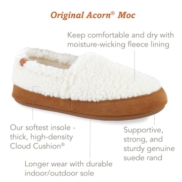 Acorn Women's Cozy Slippers for Year-Round Comfort