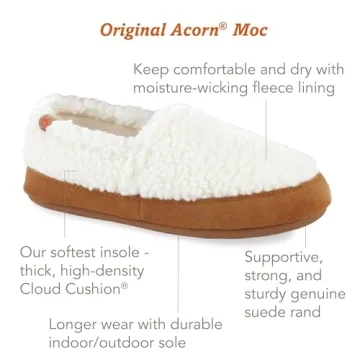 Acorn Women's Cozy Slippers for Year-Round Comfort