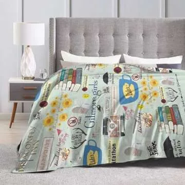 VIFUSAYA Girls Super Soft Microfleece Blanket Lightweight Cozy,for Beds/Sofa/Couch/Picnic/Camping/Travel Blanket 50"X40"