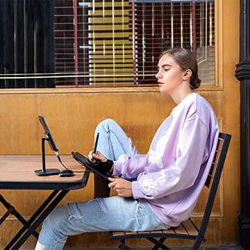 XPPen Updated Deco 01 V3 Drawing Tablet - 16384 Pressure Sensitivity & 8 Shortcuts