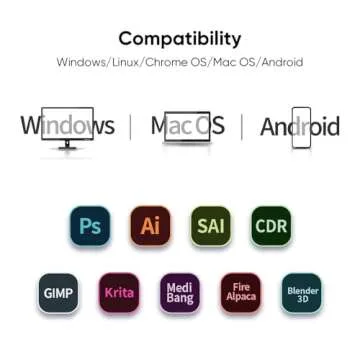 XPPen Deco 01 V3 Drawing Tablet: 16384 Pressure Levels & Custom Shortcuts
