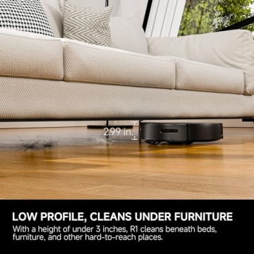 YONNDER R1 Robot Vacuum - 3200Pa Suction, Smart Control, Pet Hair Cleaning