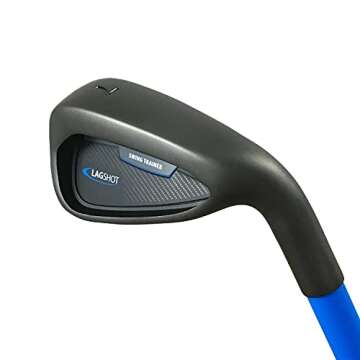 Lag Shot Golf 7 Iron Swing Trainer Aid (Right Handed) - Named “Best Swing Trainer” of The Year! #1 Golf Aid 2022 & 2023!