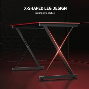 CubiCubi 32 Inch Gaming Desk for PC and Home Office