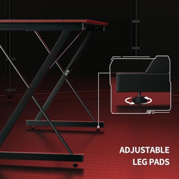 CubiCubi 32 Inch Gaming Desk for PC and Home Office