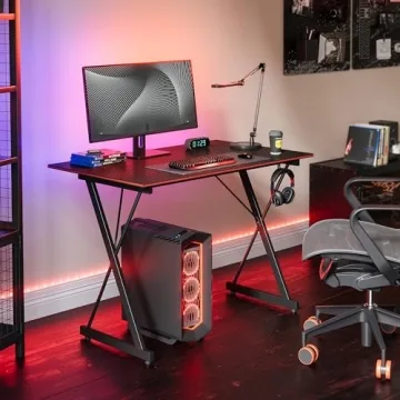 CubiCubi 32 Inch Gaming Desk for PC and Home Office