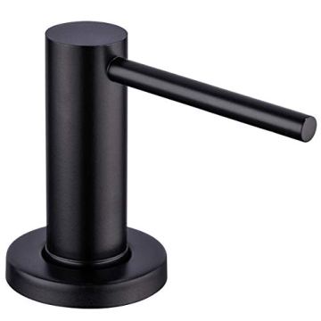 GAPPO Matte Black Kitchen Sink Soap Dispenser Easy Install Durable Design