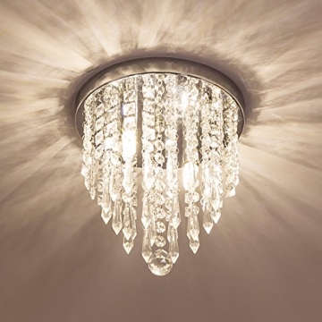 Stylish LifeHolder Mini Crystal Chandelier for Small Spaces