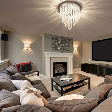 Stylish LifeHolder Mini Crystal Chandelier for Small Spaces