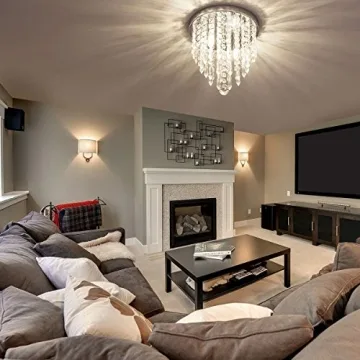 Stylish LifeHolder Mini Crystal Chandelier for Small Spaces