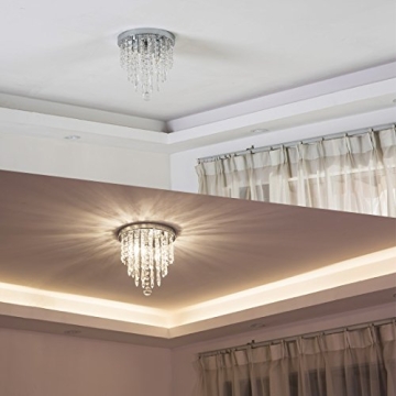 Stylish LifeHolder Mini Crystal Chandelier for Small Spaces