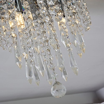 Stylish LifeHolder Mini Crystal Chandelier for Small Spaces