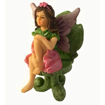 GlitZGlam Miniature Fairy Garden Furniture Set for Kids