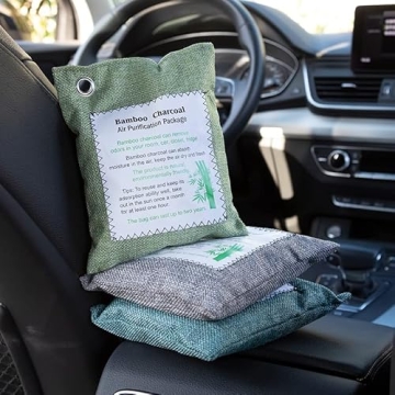 Bamboo Charcoal Air Purifying Bag 8 Pack Odor Eliminator