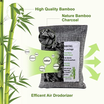 Bamboo Charcoal Air Purifying Bag 8 Pack Odor Eliminator