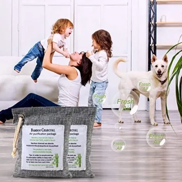 Bamboo Charcoal Air Purifying Bag 8 Pack Odor Eliminator