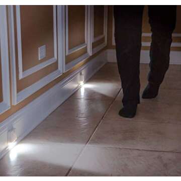 Sensor Brite Wireless Motion-Sensing Path/Step LED Light, Stick Anywhere, Battery-Operated Night Light (2 Pack)