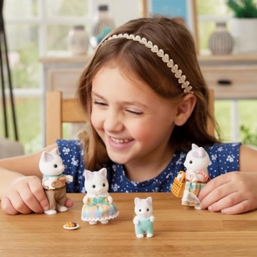 Calico Critters Latte Cat Family Playset for Ages 3+