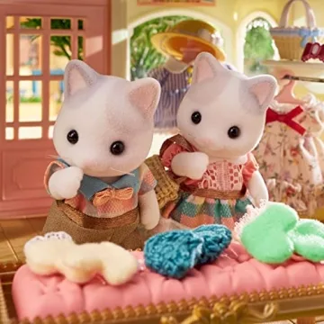 Calico Critters Latte Cat Family Playset for Ages 3+